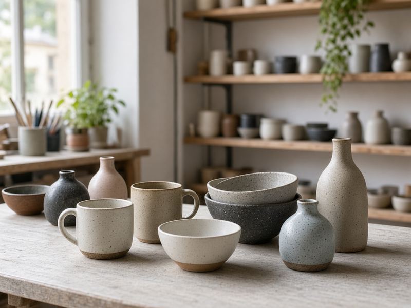 Retail pots at Studio Donatzeoli